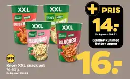 Netto KNORR XXL Snack pot tilbud