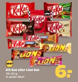 Netto Kit kat eller lion bar tilbud