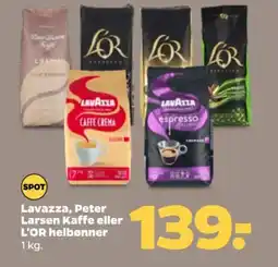 Netto Lavazza, peter larsen kaffe eller l'or helbønner tilbud