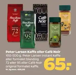 Netto Peter larsen kaffe eller café noir tilbud