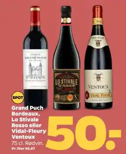 Netto Grand puch bordeaux, lo stivale rosso eller vidal-fleury ventoux tilbud