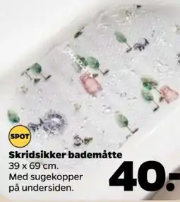 Netto Skridsikker bademåtte tilbud