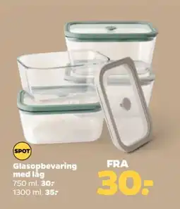 Netto Glasopbevaring med låg tilbud