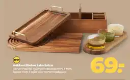 Netto Køkkentilbehør i akacietræ tilbud