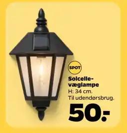 Netto Solcelle- væglampe tilbud