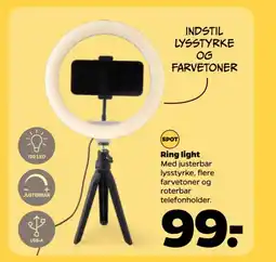 Netto Ring light tilbud