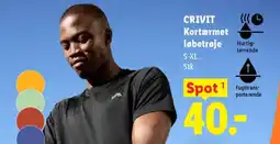 Lidl CRIVIT Kortærmet løbetrøje tilbud