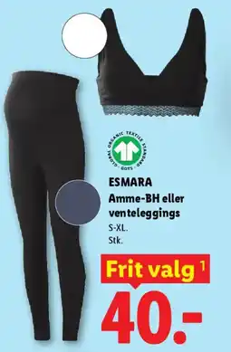 Lidl ESMARA Amme-bh eller venteleggings tilbud