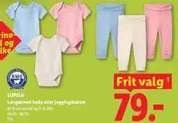 Lidl Langærmet body eller joggingbukser tilbud