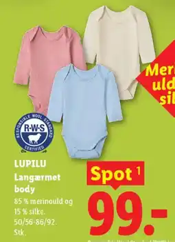 Lidl LUPILU Langærmet body tilbud
