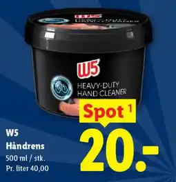 Lidl W5 Håndrens tilbud