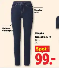 Lidl ESMARA Jeans skinny fit tilbud