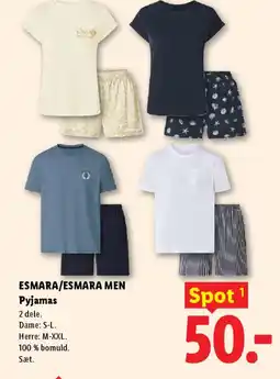 Lidl ESMARA/ESMARA MEN Pyjamas tilbud
