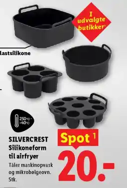 Lidl SILVERCREST Silikoneform til airfryer tilbud