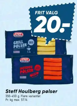 Bilka STEFF Houlberg pølser tilbud
