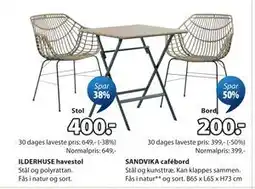 JYSK SANDVIKA cafébord tilbud