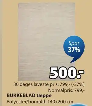 BUKKEBLAD tæppe