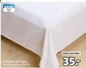 JYSK ELISABETH fladt lagen tilbud