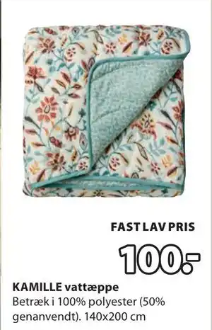 KAMILLE vattæppe