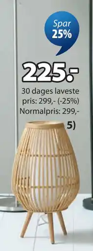 JYSK DANI gulvlampe tilbud