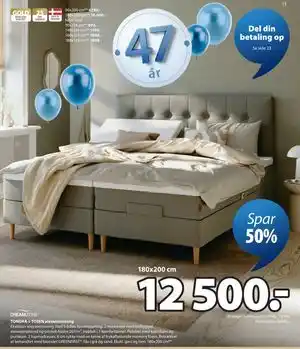 JYSK TONDRA + TOSEN elevationsseng tilbud