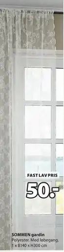 JYSK SOMMEN gardin tilbud