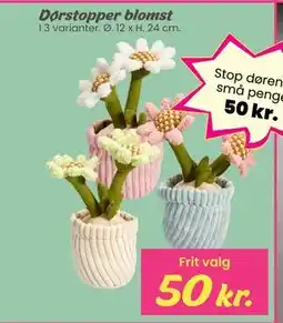 Hi five Dørstopper blomst tilbud