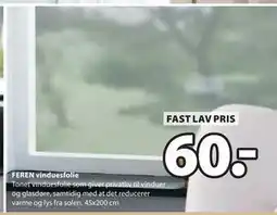 JYSK FEREN vinduesfolie tilbud
