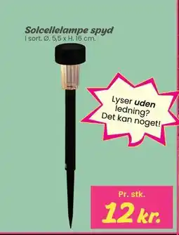 Hi five Solcellelampe spyd tilbud