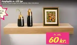 Hi five Væghylde m. LED lys tilbud