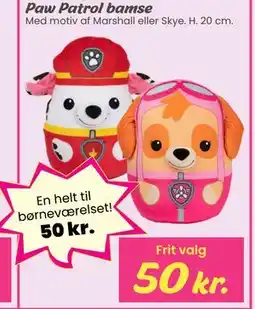 Hi five Paw Patrol bamse tilbud