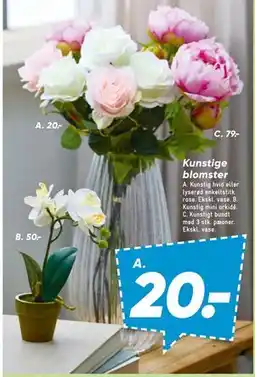 Bilka Kunstig mini orkidé tilbud