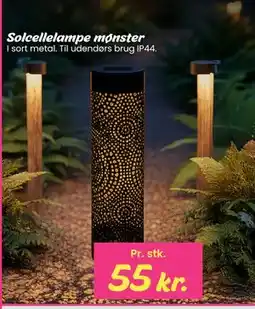 Hi five Solcellelampe mønster tilbud