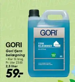 Bilka Gori fjern belægning tilbud