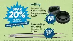 Bilka SPAR 20% på Salling grilltilbehør tilbud