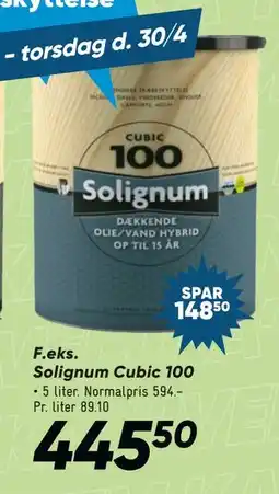 Bilka Solignum Cubic 100 tilbud