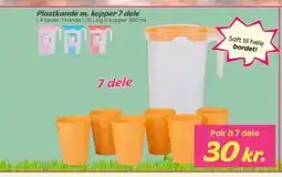 Hi five Plastkande m. kopper 7 dele tilbud