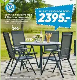 Bilka Fjordkær havestol tilbud