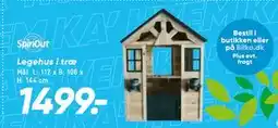 Bilka Legehus i træ tilbud