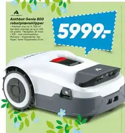 Bilka Anthbot Genie 800 robotplæneklipper tilbud