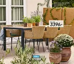 Bilka Carlton havebord med 6 Birkely havestole tilbud