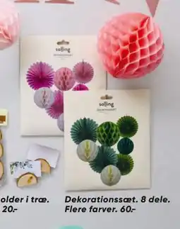 Bilka Dekorationssæt tilbud