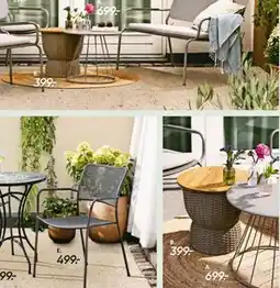 Bilka Bakkedal sidebord - taupe. Ø: 42 cm tilbud