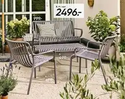 Bilka Messina loungesæt - dusty brown tilbud