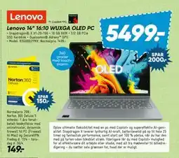 Bilka Lenovo 14” 16:10 WUXGA OLED PC tilbud