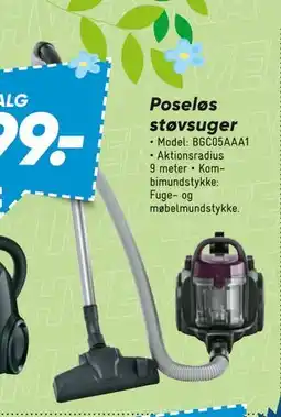 Bilka Poseløs støvsuger tilbud