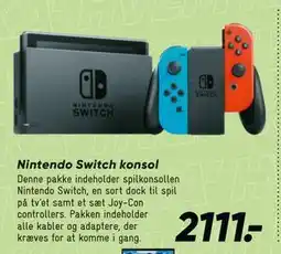 Bilka Nintendo Switch konsol tilbud