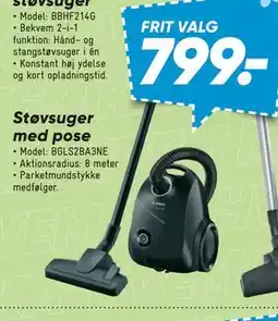 Bilka Støvsuger med pose tilbud