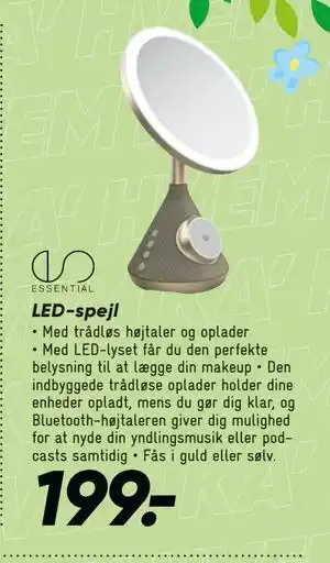 Bilka LED-spejl tilbud