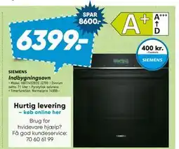 Bilka Indbygningsovn tilbud